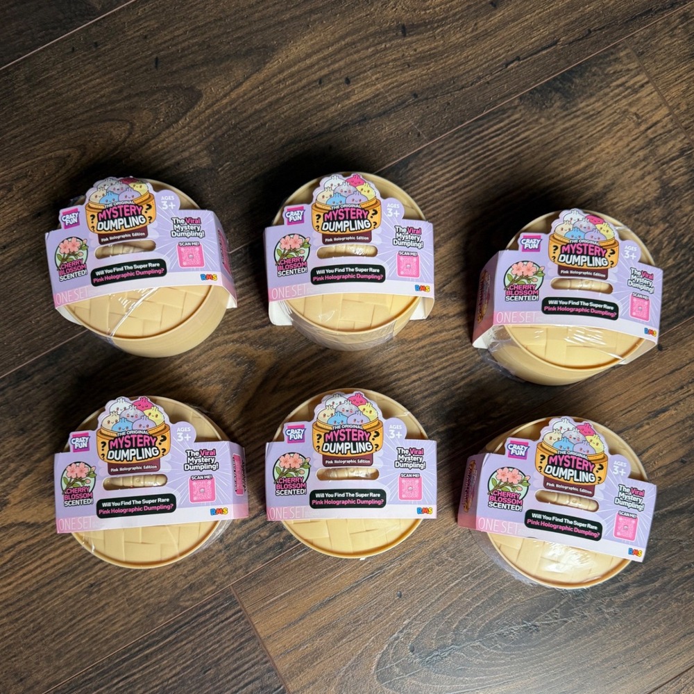 RMS Mystery Dumpling Pink Holographic Edition Cherry Blossom Scented 6pk